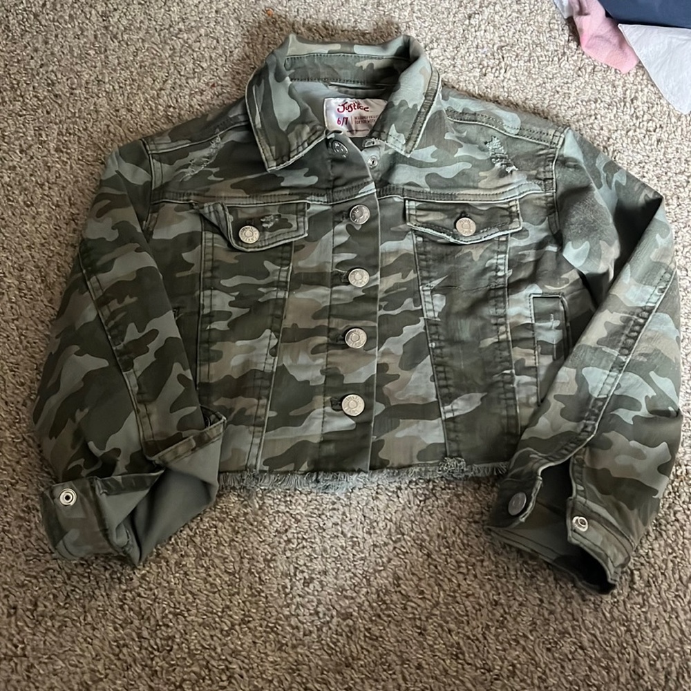 Girls crop jacket